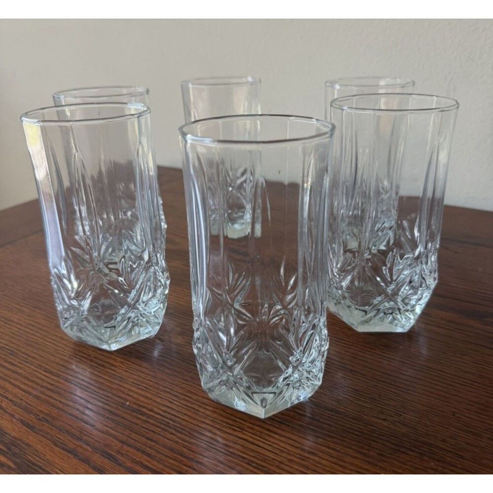 Crystal D’Arque Durand 5 7/8” High Ball Glasses